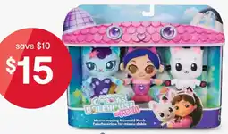 Kmart Gabby's Dollhouse: The Movie Meow-mazing Mermaid Plush Pack offer