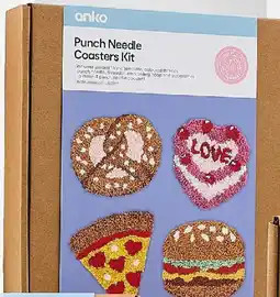 Kmart DIY Punch Needle Coasters Kit offer