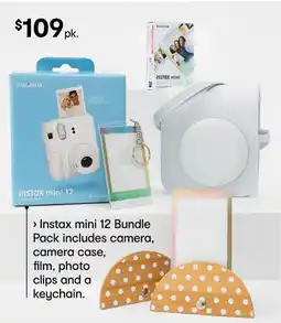 Kmart Fujifilm Instax Mini 12 Stax of Fun Instant Photo Kit offer