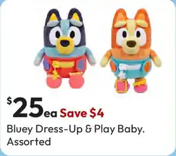 Target Bluey Dress-Up & Play Baby offer