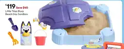 Target Little Tikes Bluey Beach Day Sandbox offer