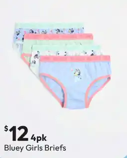 Target Bluey girls briefs offer