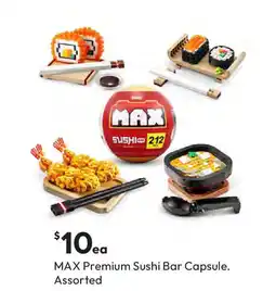 Target Max premium sushi bar capsule assorted offer
