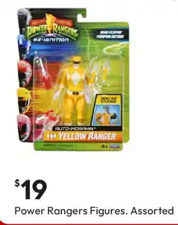 Target Power rangers figures assorted offer