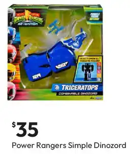 Target Power rangers simple dinozord offer