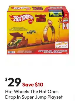 Target Hot wheels the hot ones drop in super jump playset offer