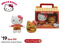 Target Hello kitty snack packs offer