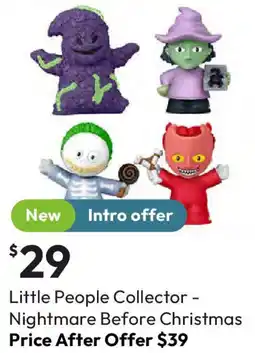 Target Little People Collector Nightmare Before Christmas offer
