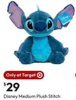 Target Disney Medium Plush Stitch offer