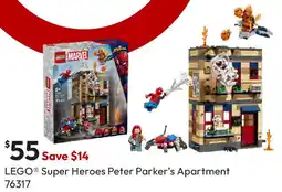 Target LEGO Super Heroes Peter Parker's Apartment offer