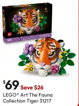 Target LEGO Art The Fauna Collection Tiger offer