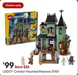 Target LEGO Creator Haunted Mansion offer