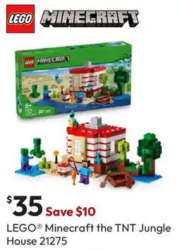 Target LEGO Minecraft the TNT Jungle House offer