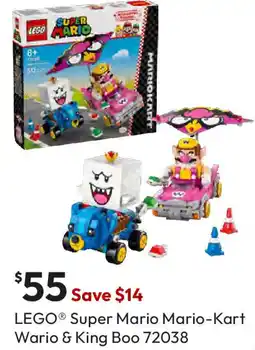 Target LEGO Super Mario Mario-Kart Wario & King Boo offer