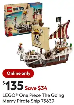 Target LEGO One Piece The Going Merry Pirate Ship offer
