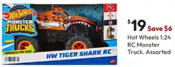 Target Hot Wheels 1:24 RC Monster Truck. Assorted offer