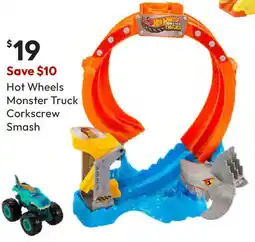 Target Hot Wheels Monster Truck Corkscrew Smash offer
