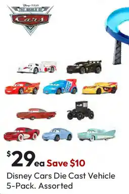 Target Disney Cars Die Cast Vehicle 5-Pack. Assorted offer