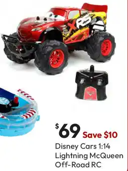 Target Disney Cars 1:14 Lightning McQueen Off-Road RC offer