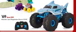 Target Monster Jam Megalodon Storm 1:15 RC offer