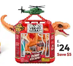 Target Robo Alive Dino Escape Playset offer