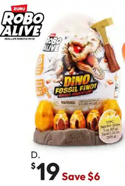 Target Robo Alive Fossil Find Amber Adventure offer
