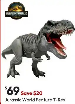 Target Jurassic World Feature T-Rex offer