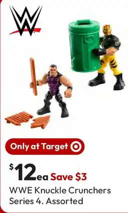 Target WWE Knuckle Crunchers Series 4. Assorted offer