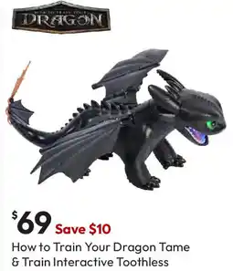 Target How to Train Your Dragon Tame & Train Interactive Toothless offer