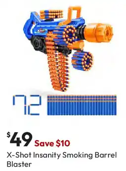 Target X-Shot Insanity Smoking Barrel Blaster offer