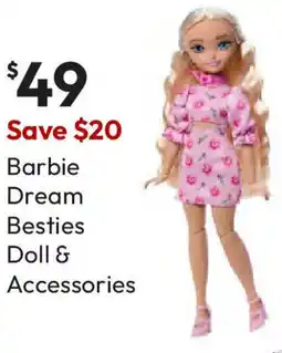 Target Barbie Dream Besties Doll & Accessories offer