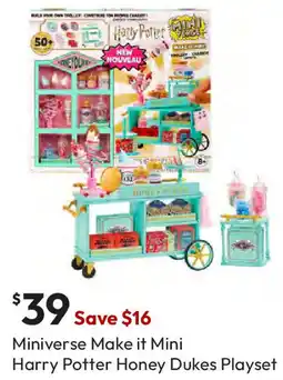 Target Miniverse Make it Mini Harry Potter Honey Dukes Playset offer