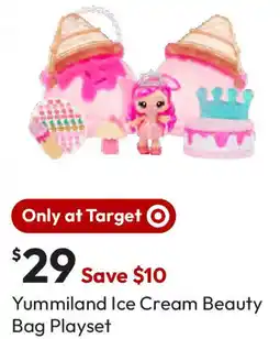 Target Yummiland Ice Cream Beauty Bag Playset offer