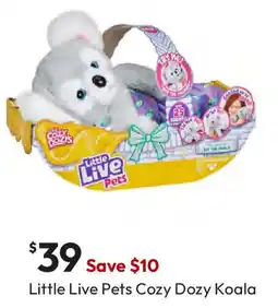 Target Little Live Pets Cozy Dozy Koala offer