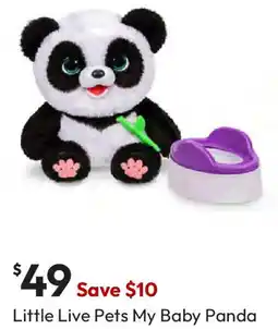 Target Little Live Pets My Baby Panda offer
