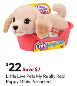 Target Little Live Pets My Really Real Puppy Minis Assorted offer