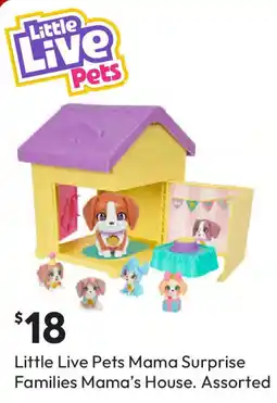 Target Little Live Pets Mama Surprise Families Mama's House Assorted offer