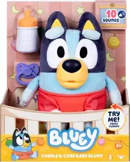 Target Cuddle & Care Baby Bluey with Sound Effects offer