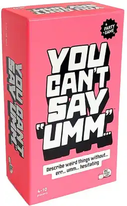 Target You Can’t Say “Umm” offer