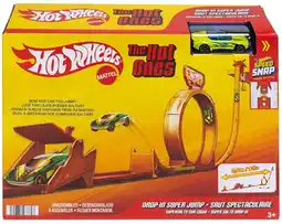 Target Hot Wheels The Hot Ones Drop In Super Jump Playset offer