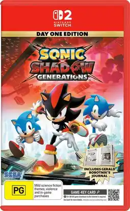 Target Sonic x Shadow Generations - Nintendo Switch 2 offer
