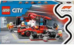 Kmart LEGO City F1 Pit Stop & Pit Crew with Ferrari Car 60443 offer