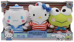 Kmart 3 Pack Hello Kitty and Friends Plush Toy offer