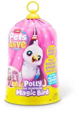 Kmart 7 Piece Zuru Pets Alive Polly the Surprise Magic Bird offer