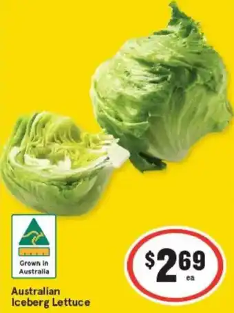IGA Australian Iceberg Lettuce offer