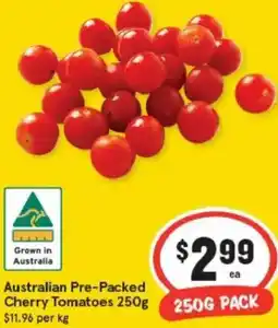 IGA Australian Pre-Packed Cherry Tomatoes offer