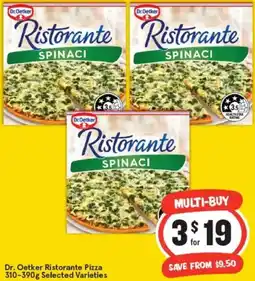 IGA Dr. Oetker Ristorante Pizza offer