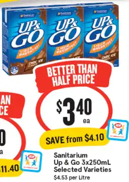 IGA Sanitarium up & go offer