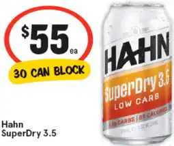 IGA Hahn SuperDry 3.5 offer