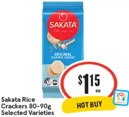 IGA Sakata Rice Crackers offer
